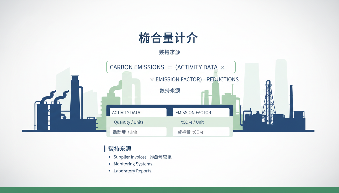 CBAM申报报告填写指南:碳含量计算与数据来源