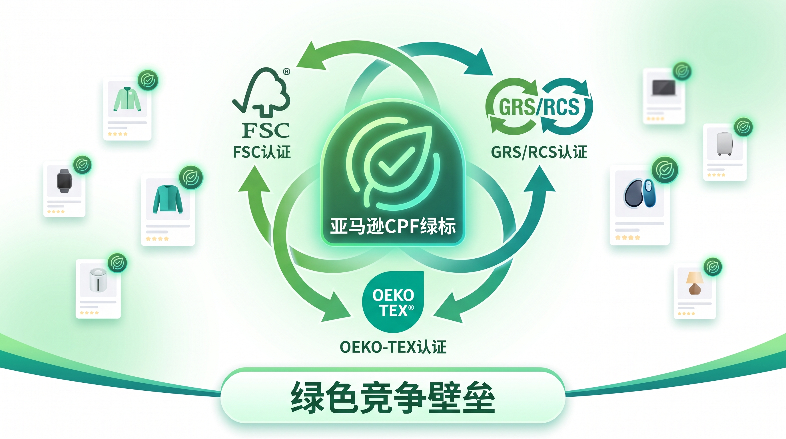 亚马逊CPF绿标品牌差异化与跨境电商绿色竞争壁垒构建策略
