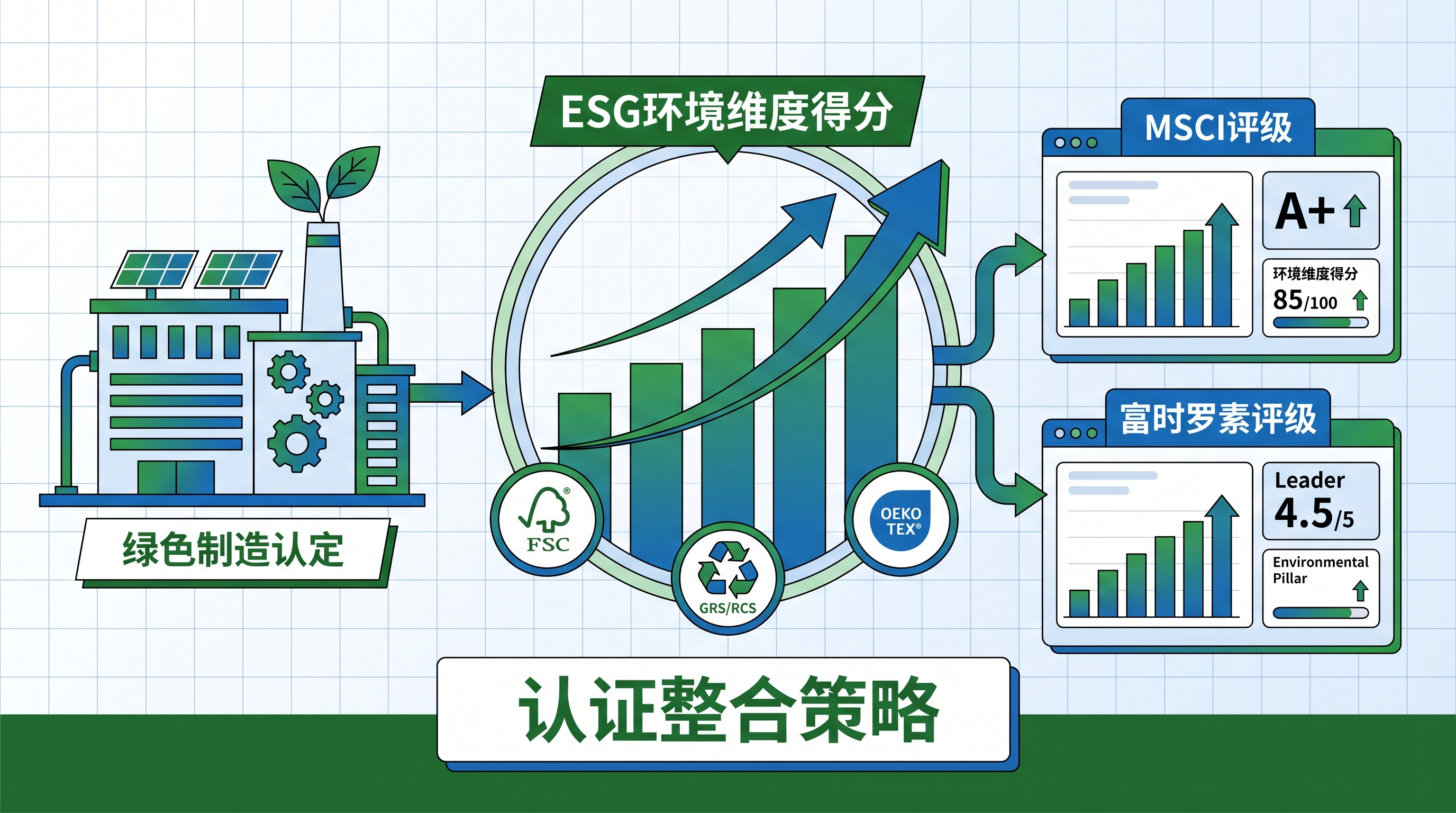 绿色制造认定与ESG评级提升:MSCI富时罗素环境维度得分改善路径全解析
