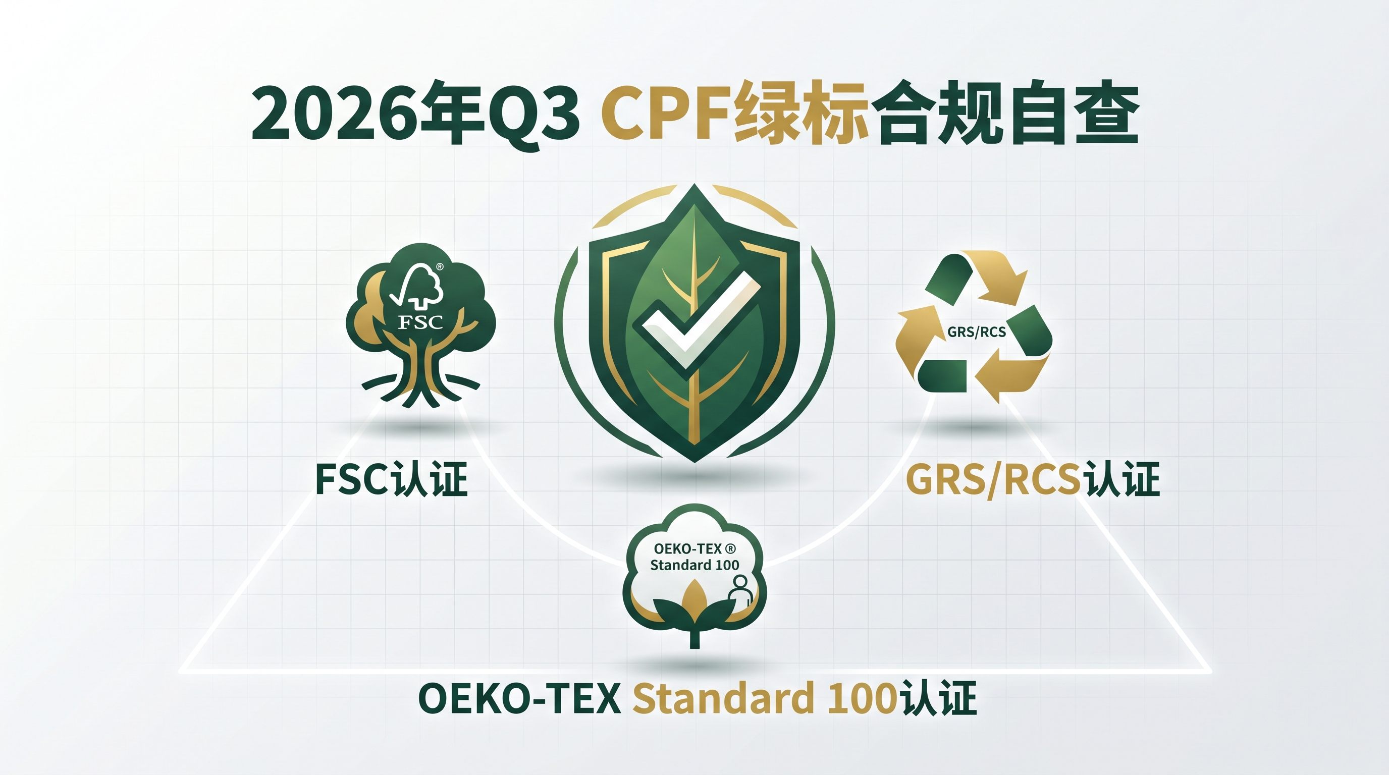CPF绿标2026年Q3合规自查手册封面