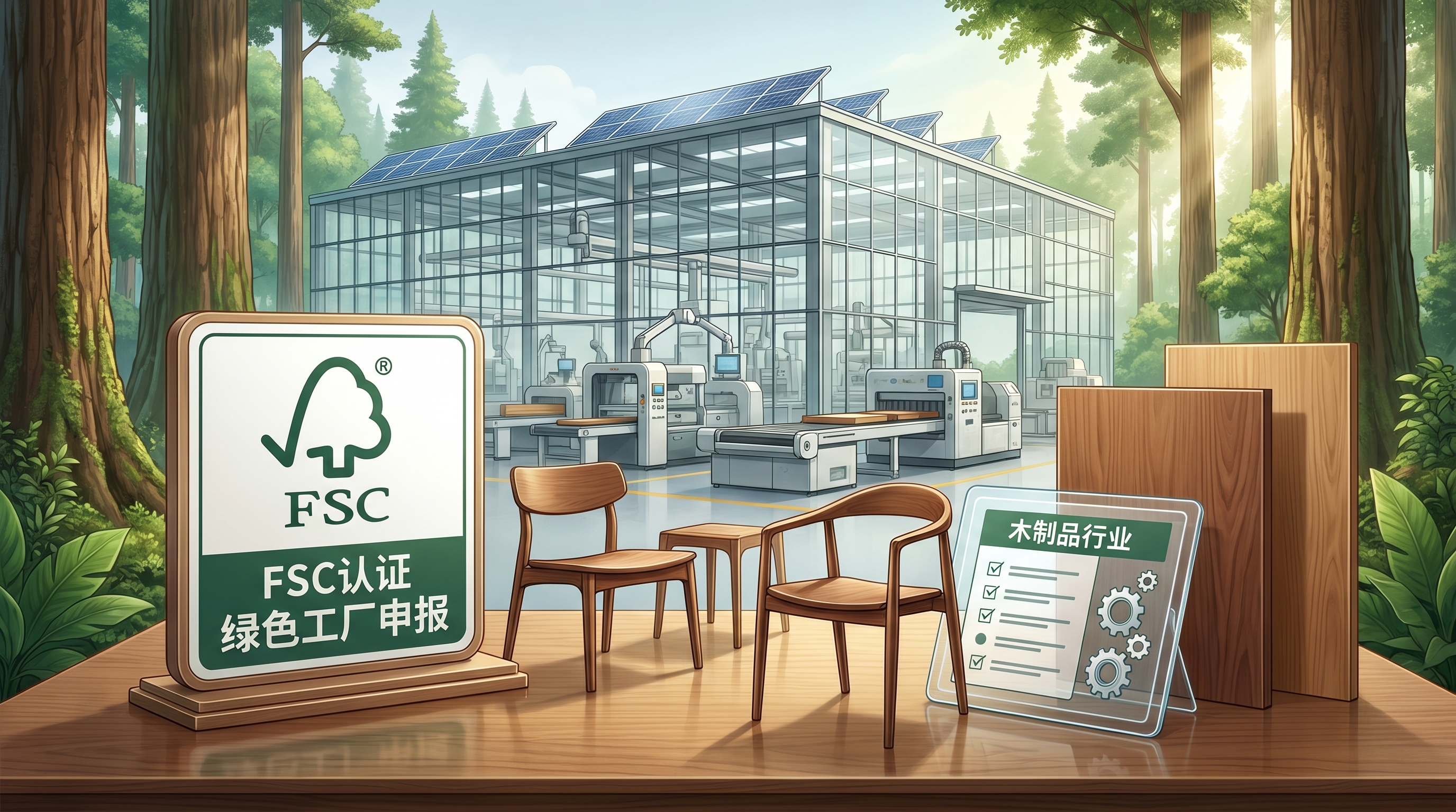 家具与木制品行业绿色工厂申报FSC认证评估指南封面