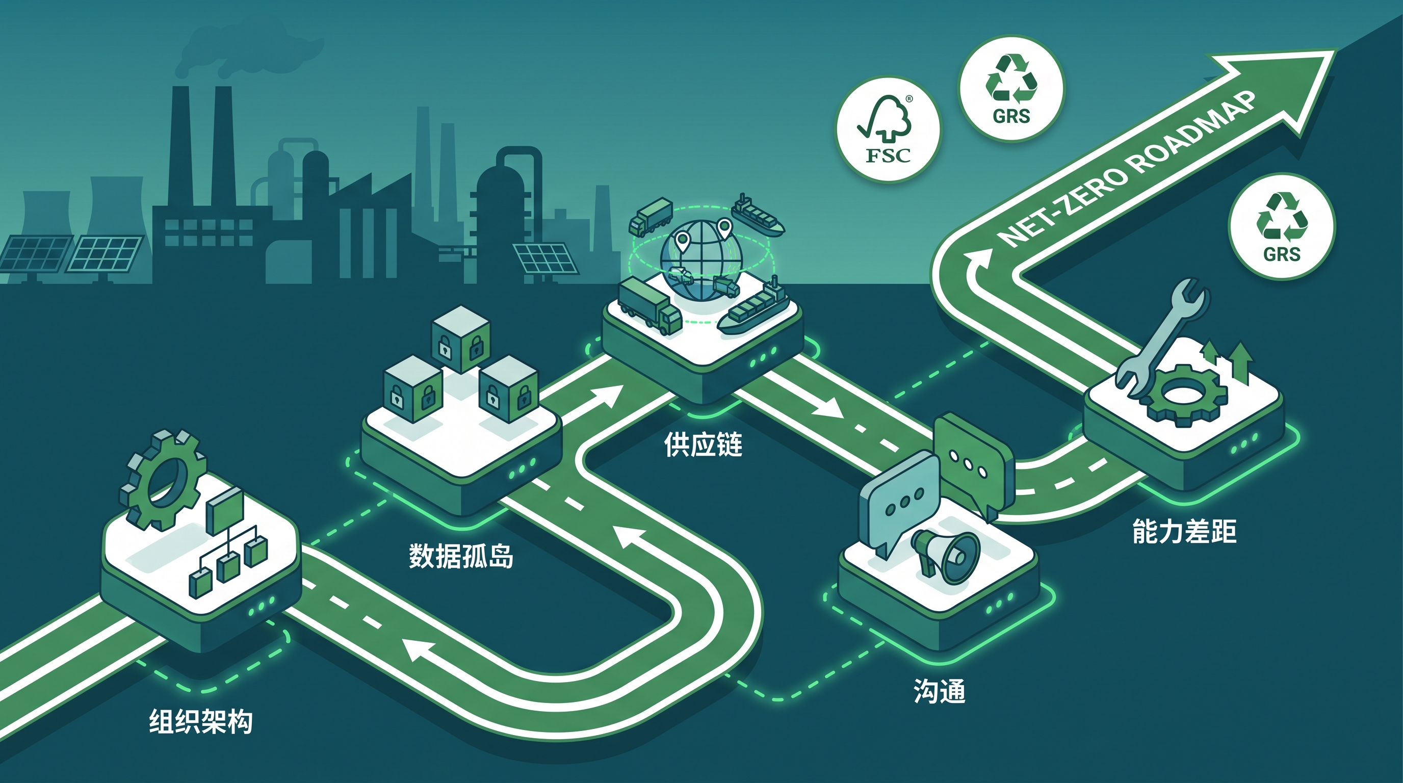 净零路线图落地执行难点：制造企业内部推进障碍与解决方案