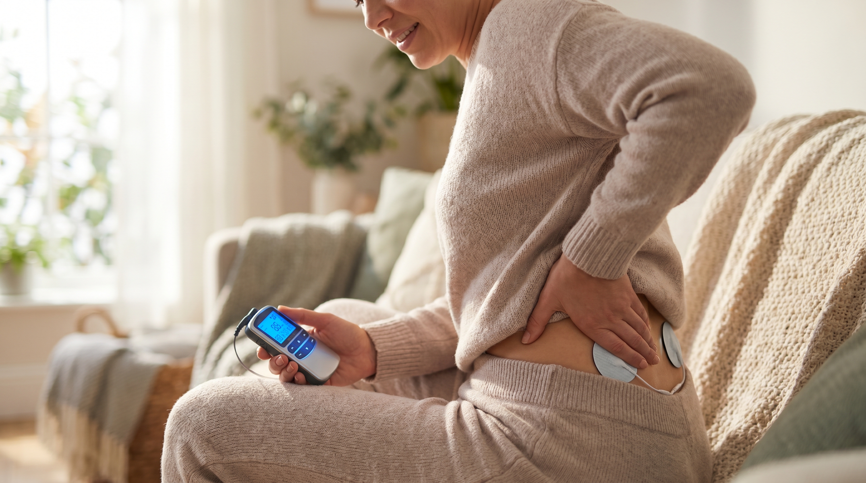 TENS Therapy Device for Drug-Free Pain Relief at Home