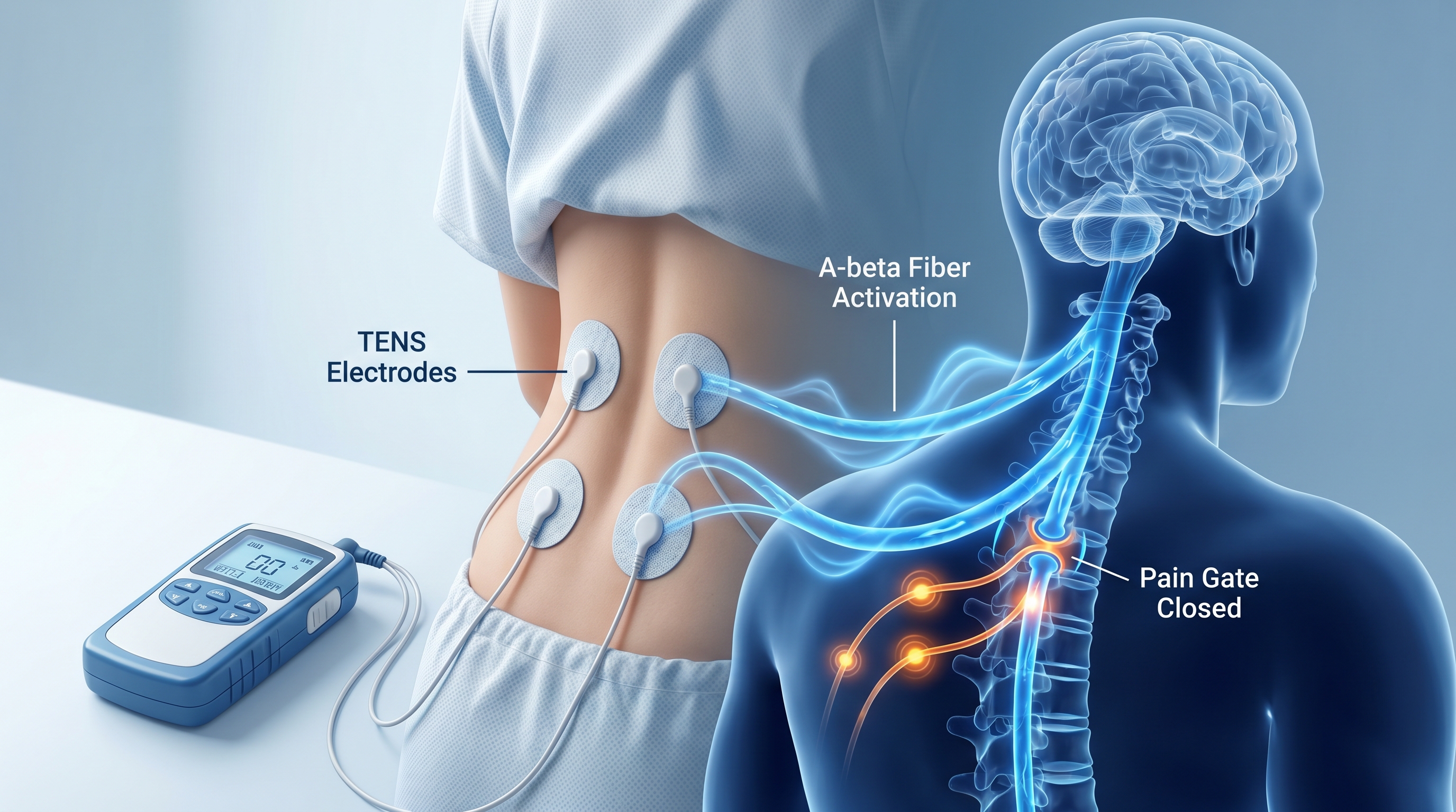 How TENS Units Stimulate Nerve Fibers to Block Pain Signals to the Brain