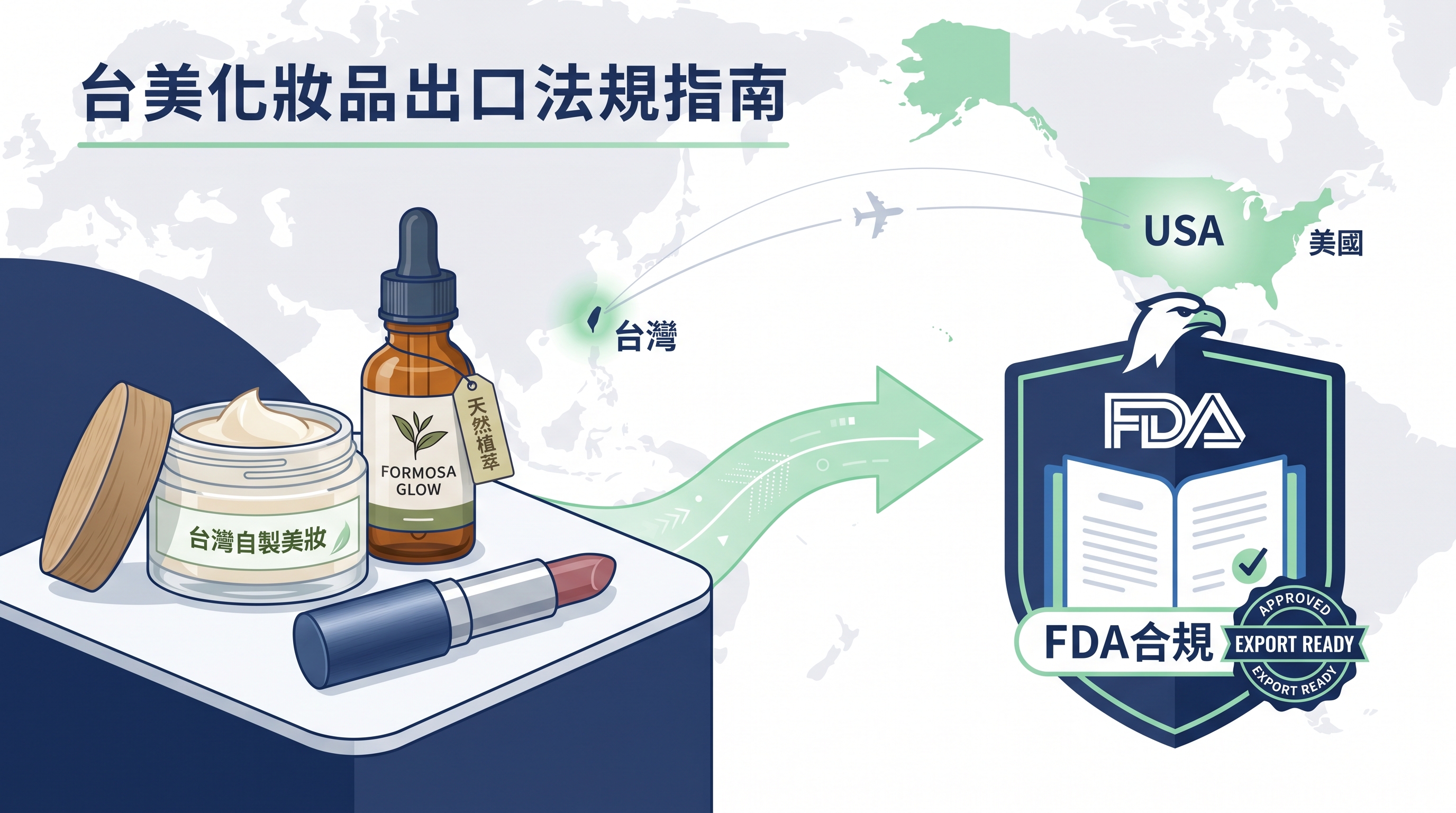 自製護膚彩妝外銷美國 FDA 化妝品小型企業豁免條件完整解析