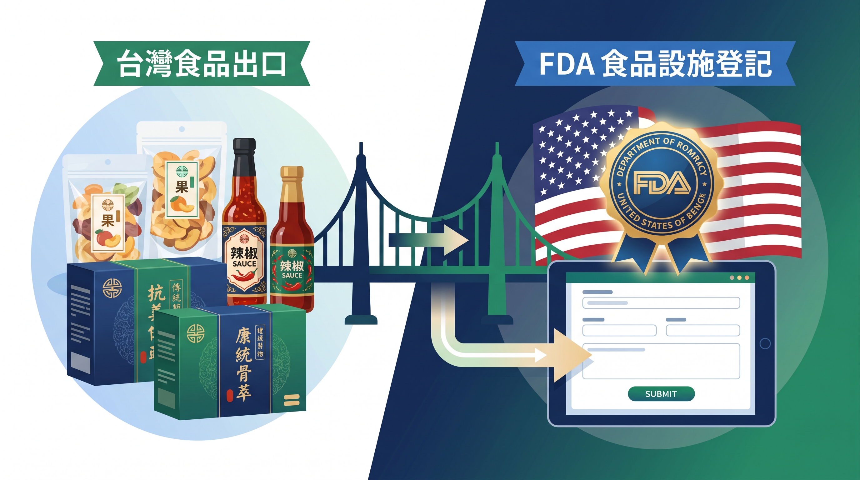 台灣食品出口美國 FDA 食品註冊完整指南封面圖