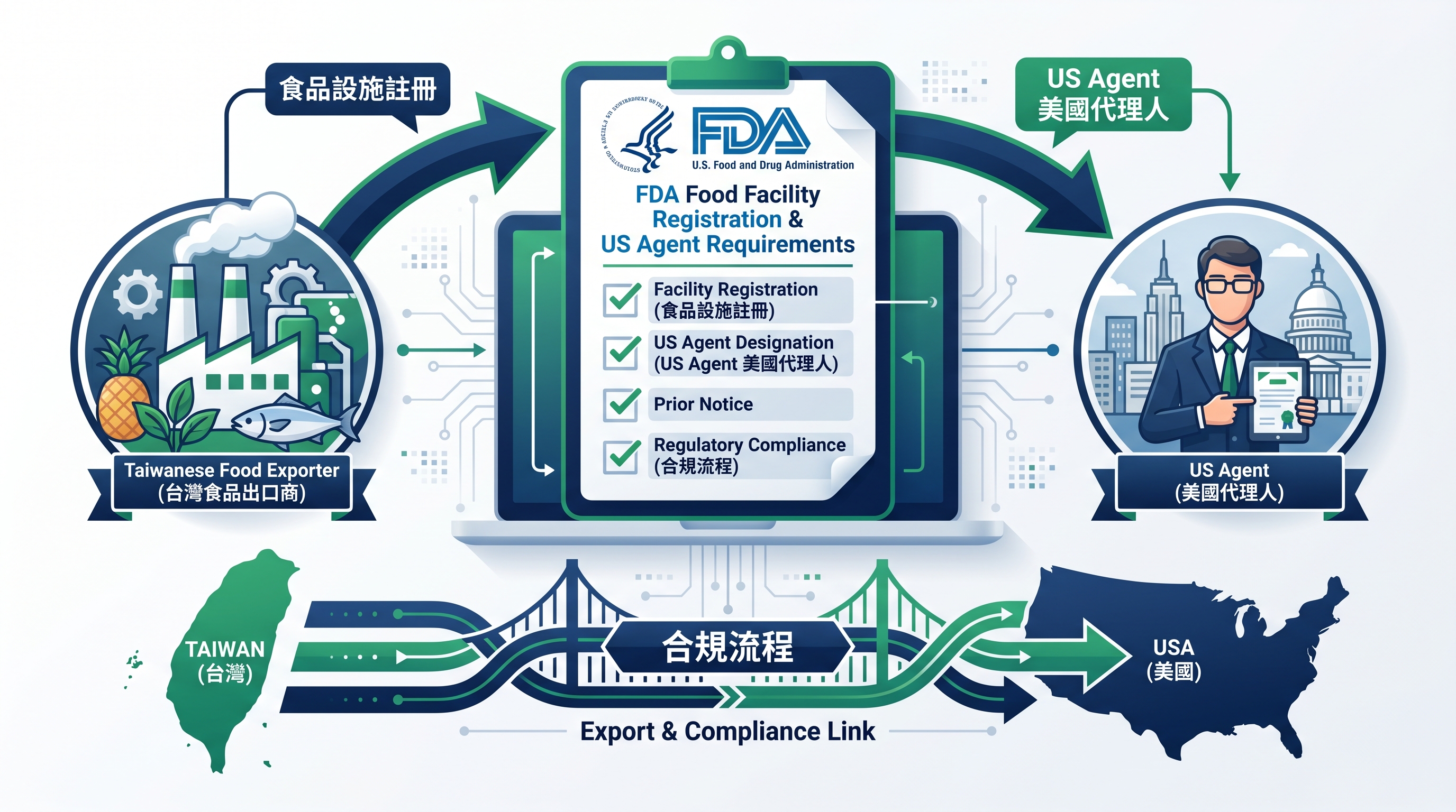 FDA 食品設施註冊是否需要 FDA 美國代理人的完整說明指南