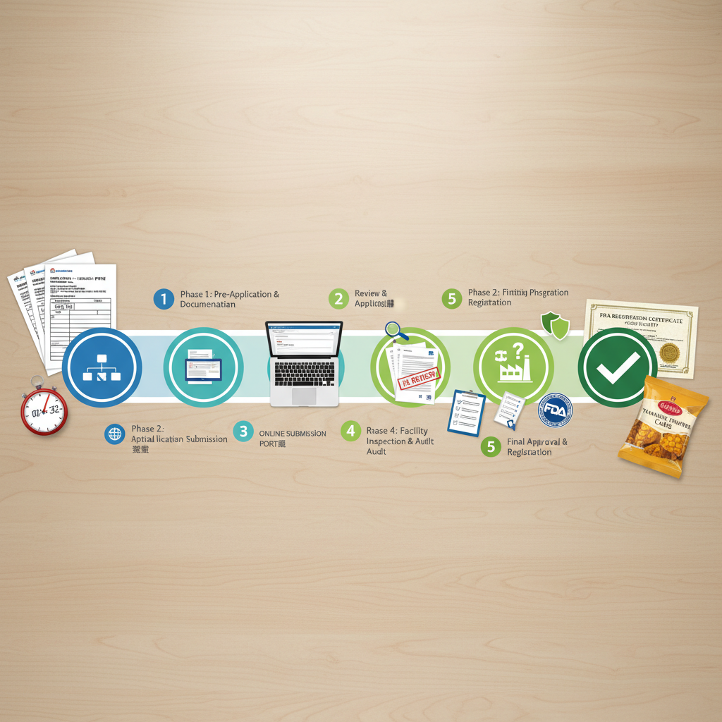 FDA註冊完整時程規劃與各階段時間分配