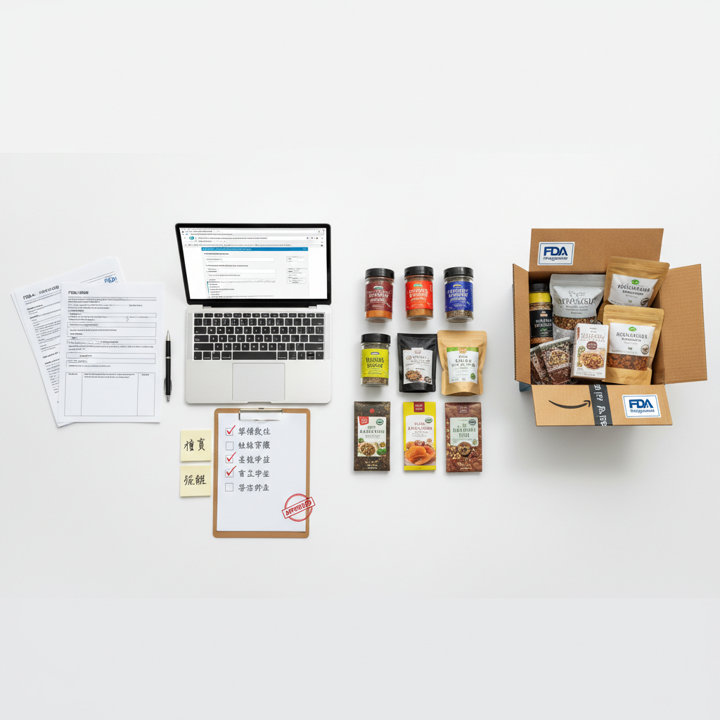 FDA食品註冊流程與Amazon平台審核機制