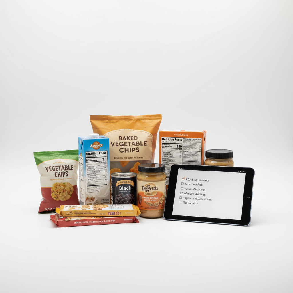 FDA 食品文件準備流程圖