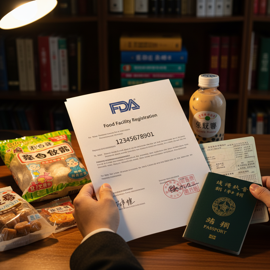 台灣賣家透過 FBA 銷售食品至美國市場的 FDA 食品註冊合規指南