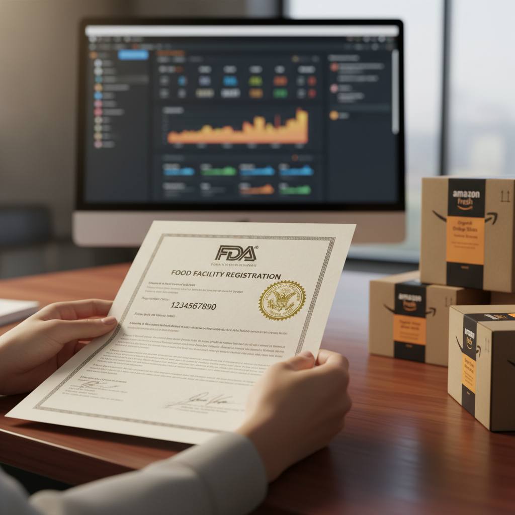 Amazon FDA 食品註冊合規指南：綠圈圈專業服務助您順利通過審核