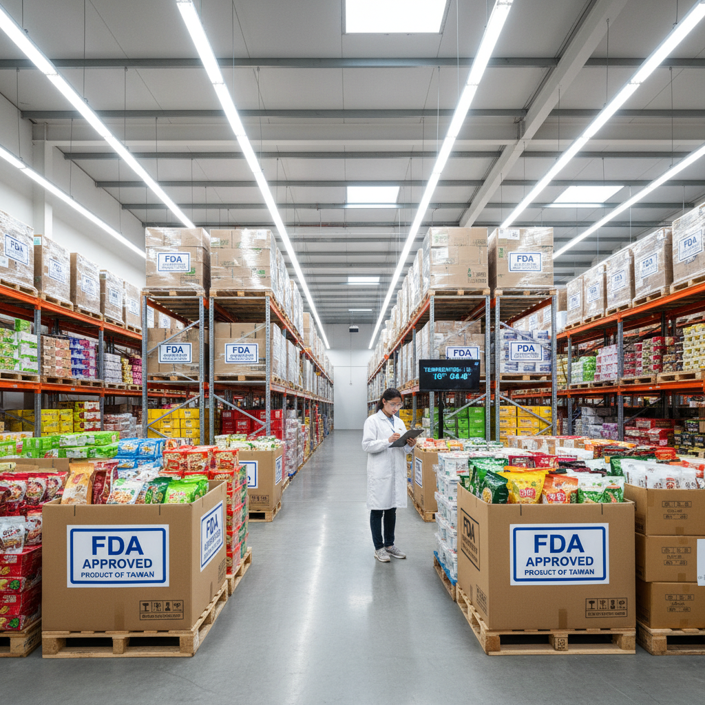 完成FDA註冊後取得的設施註冊號碼範例,確認台灣公司無需美國公司身份