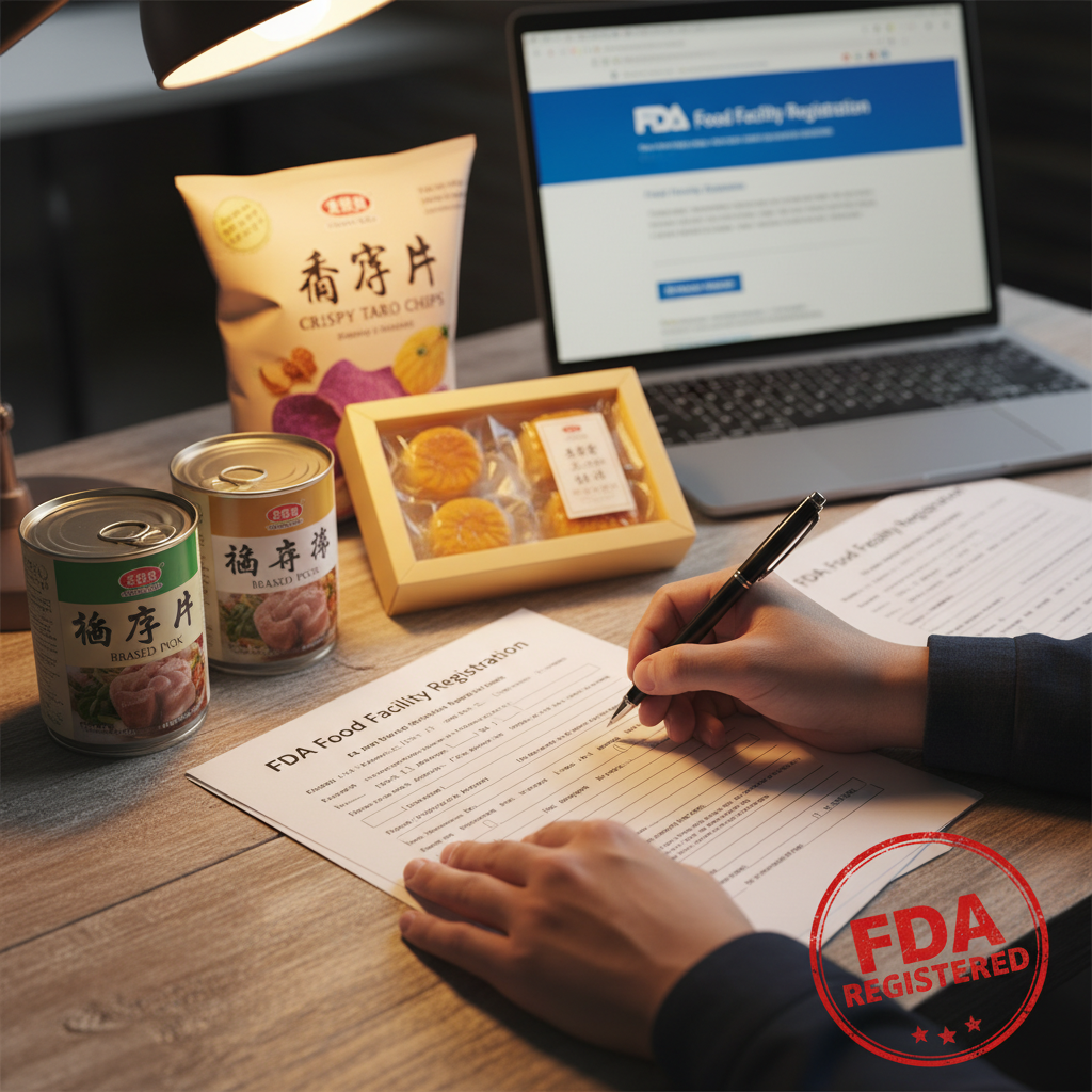 美國FDA食品出口註冊流程與合規要求完整指南