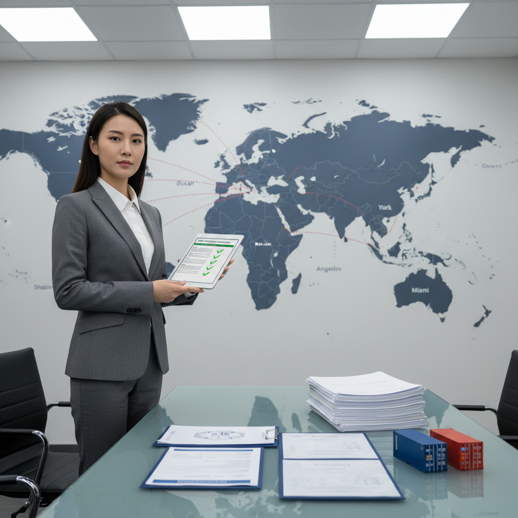 FDA食品出口註冊流程六大關鍵步驟示意圖