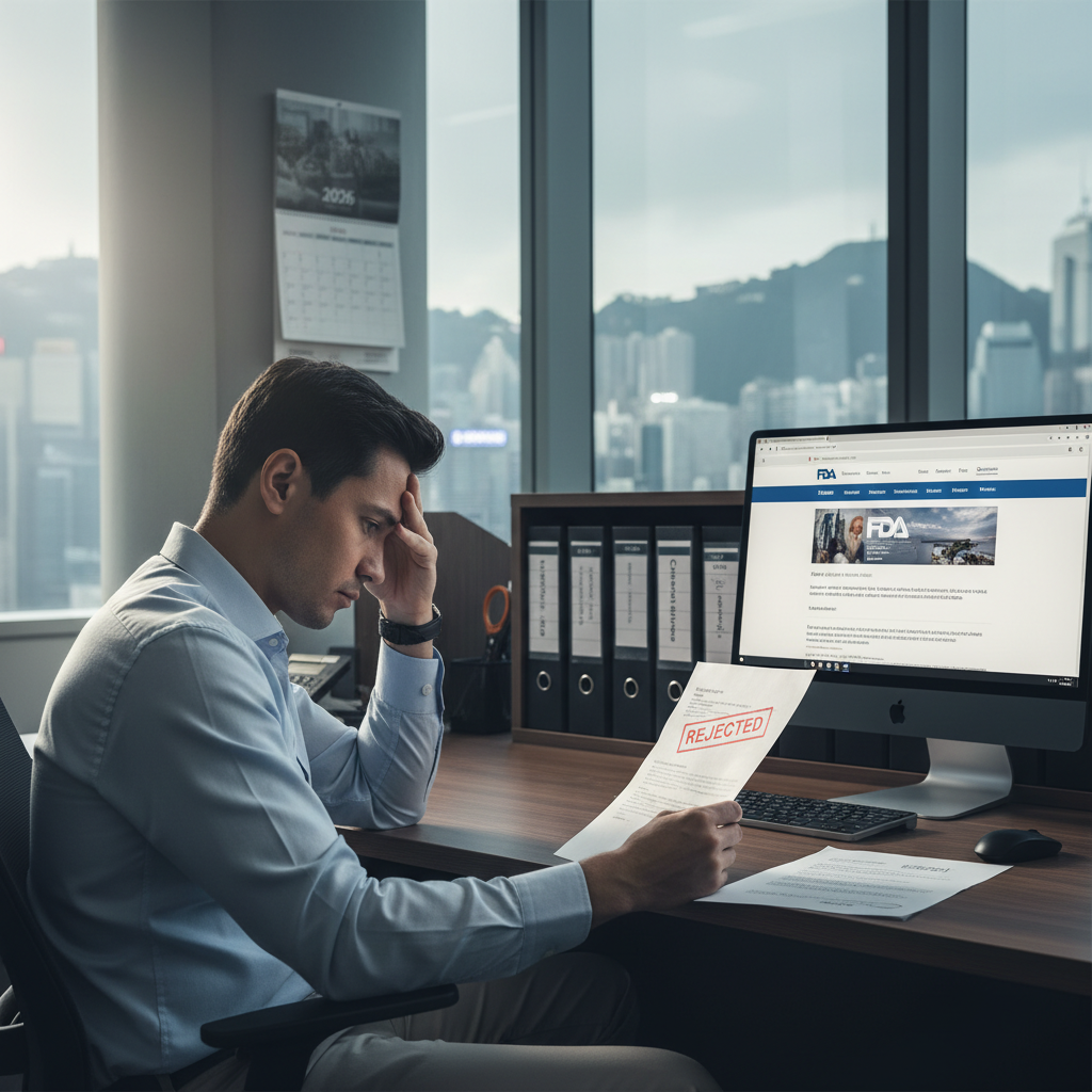 FDA食品註冊表格常見錯誤類型與影響程度對照