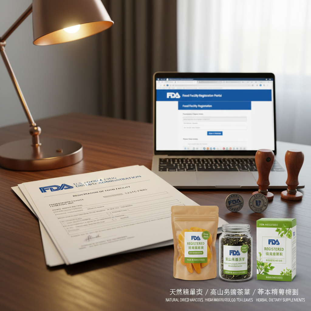 食品出口美國FDA扣關問題全解析：註冊登錄與綠圈圈通關指南