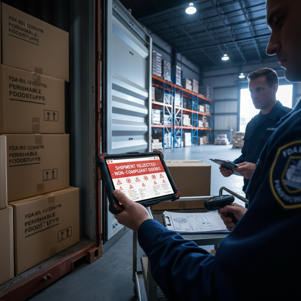FDA食品註冊資訊錯誤會導致貨物扣押、罰款與信譽損失等嚴重後果