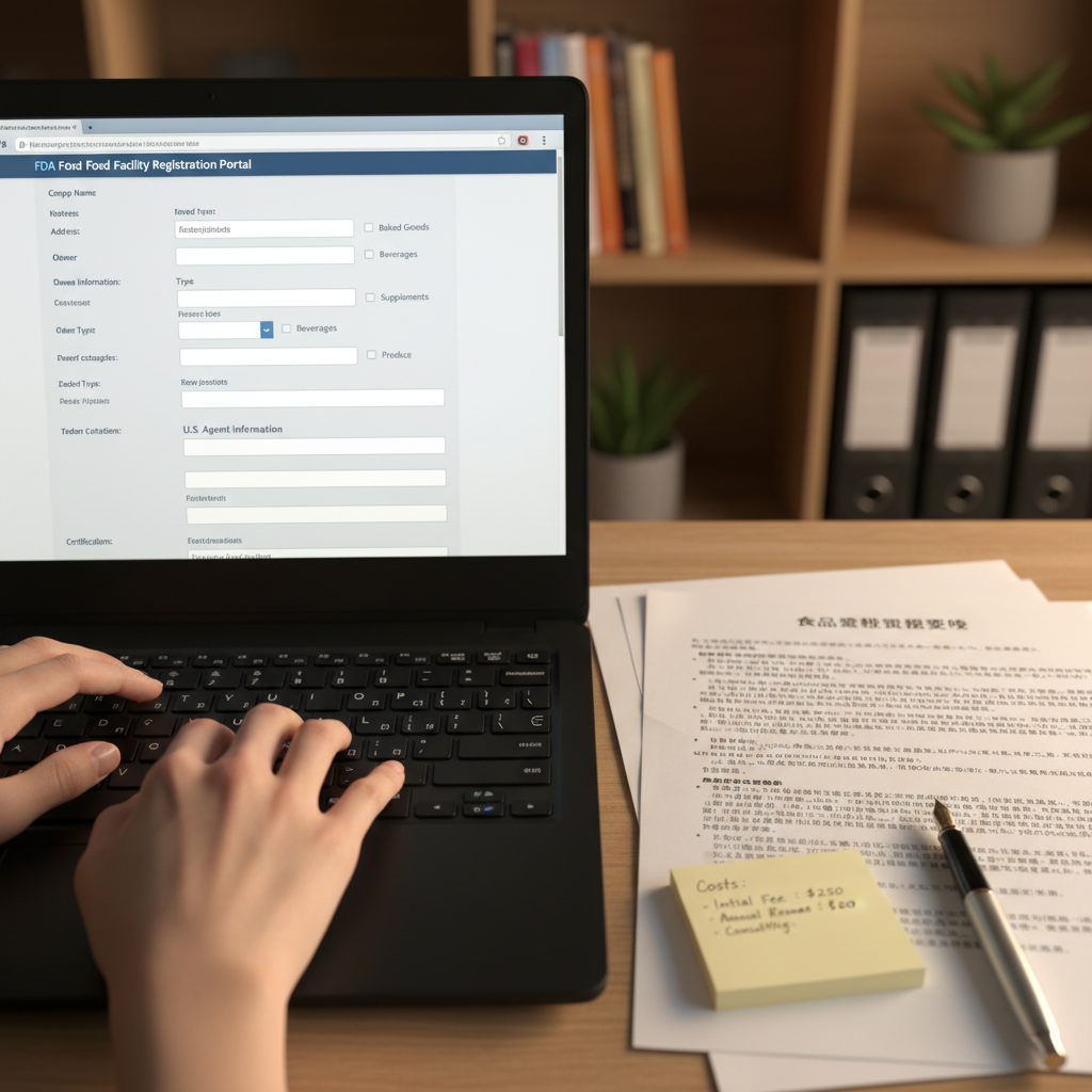 FDA食品註冊費用全解析:官費真相與成本結構完整指南