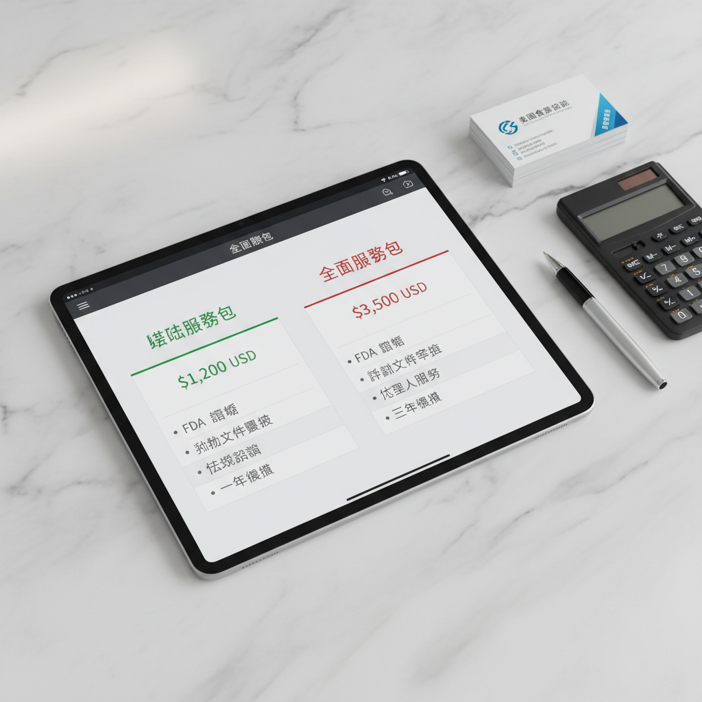 FDA食品註冊代理服務費用差異解析指南