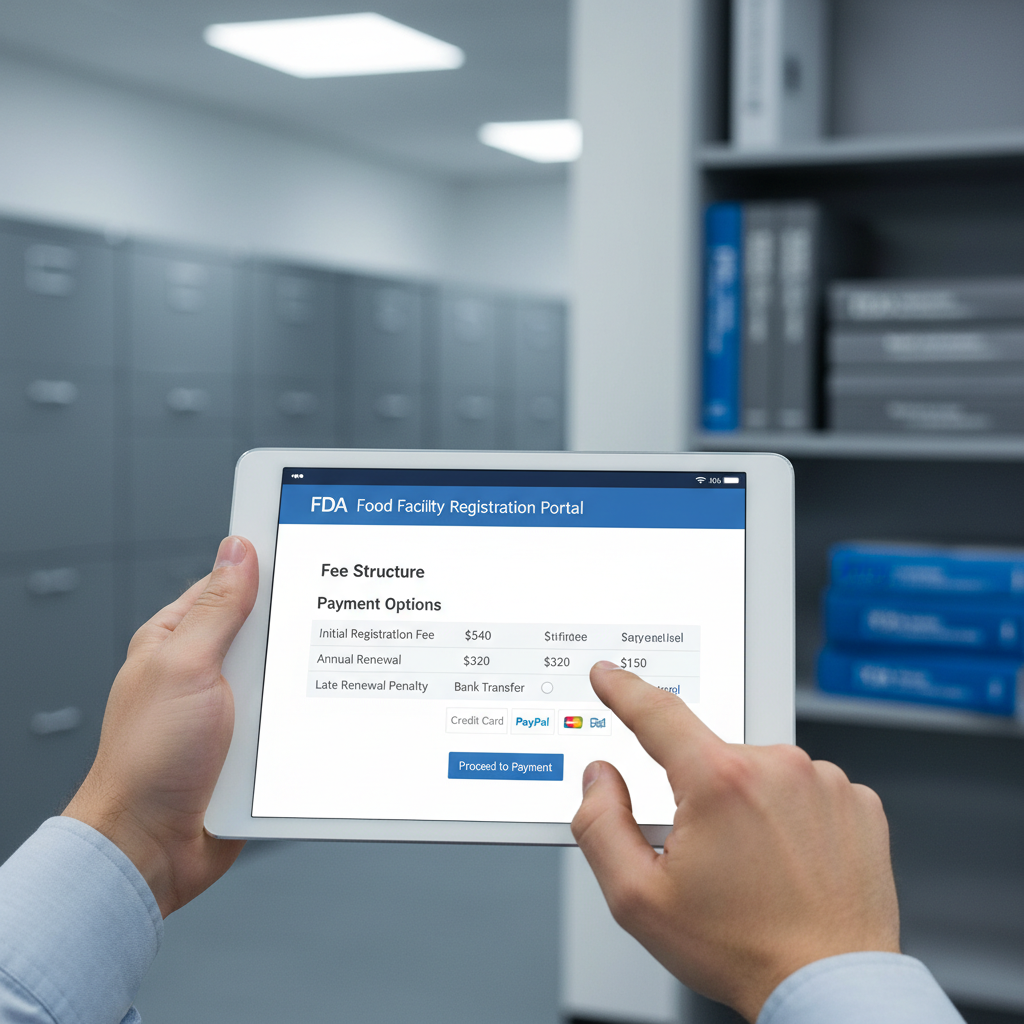 FDA食品註冊年度更新費用及流程完整指南