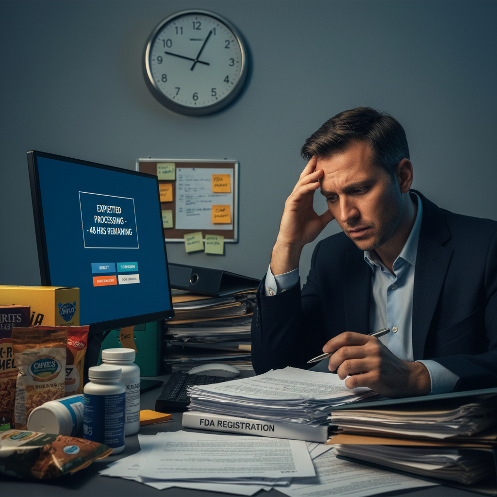 FDA食品註冊流程與時間規劃：從文件準備到系統提交的完整步驟